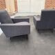 Paire de fauteuil vintage