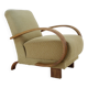 1930s Art Deco Armchair, Czechoslovakia
