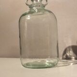 Demijohn in transparent glass