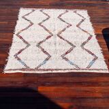 Recycled cotton handmade rug - Reversible - Multicolor