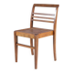 1950s side chair in beech wood by René Gabriel, France