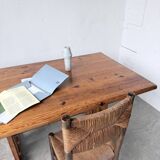 Mountain furniture table made of solid pine