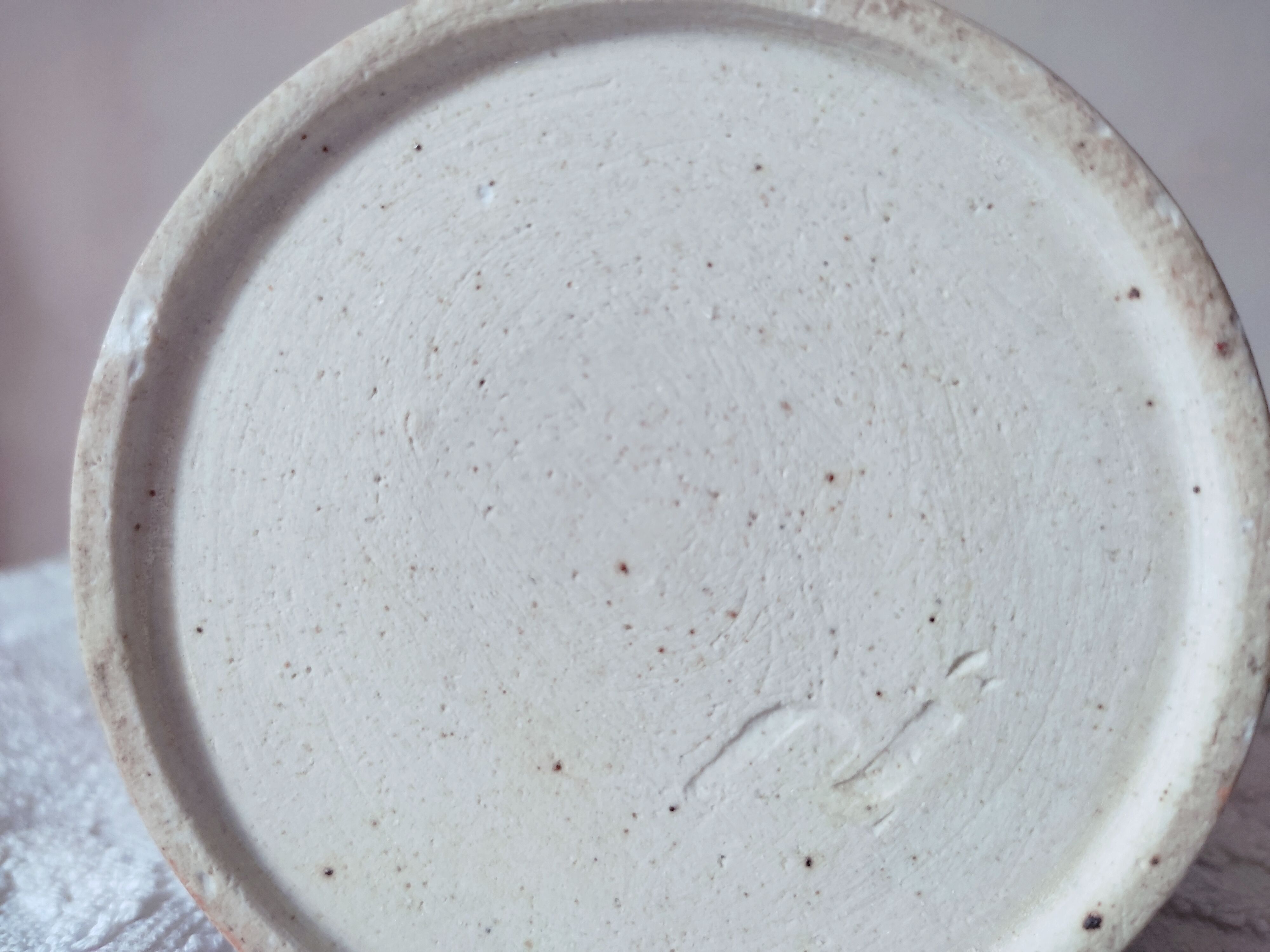 Ceramic candle holder vase