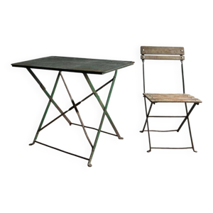 Ancienne table de brasserie