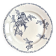 Clairefontaine - Léon Graves round dish in iron earth, "Chardonnerets" service, late 19th century
