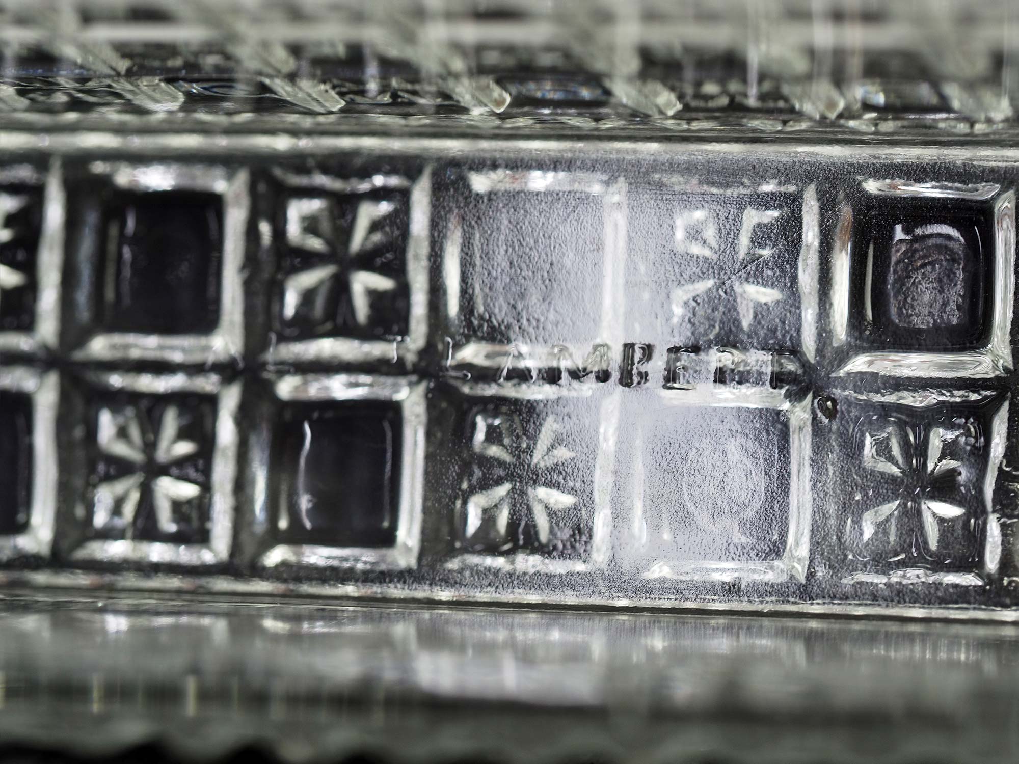 Art Deco Val St. Lambert Centre de Table Cristal-Circa 1930s