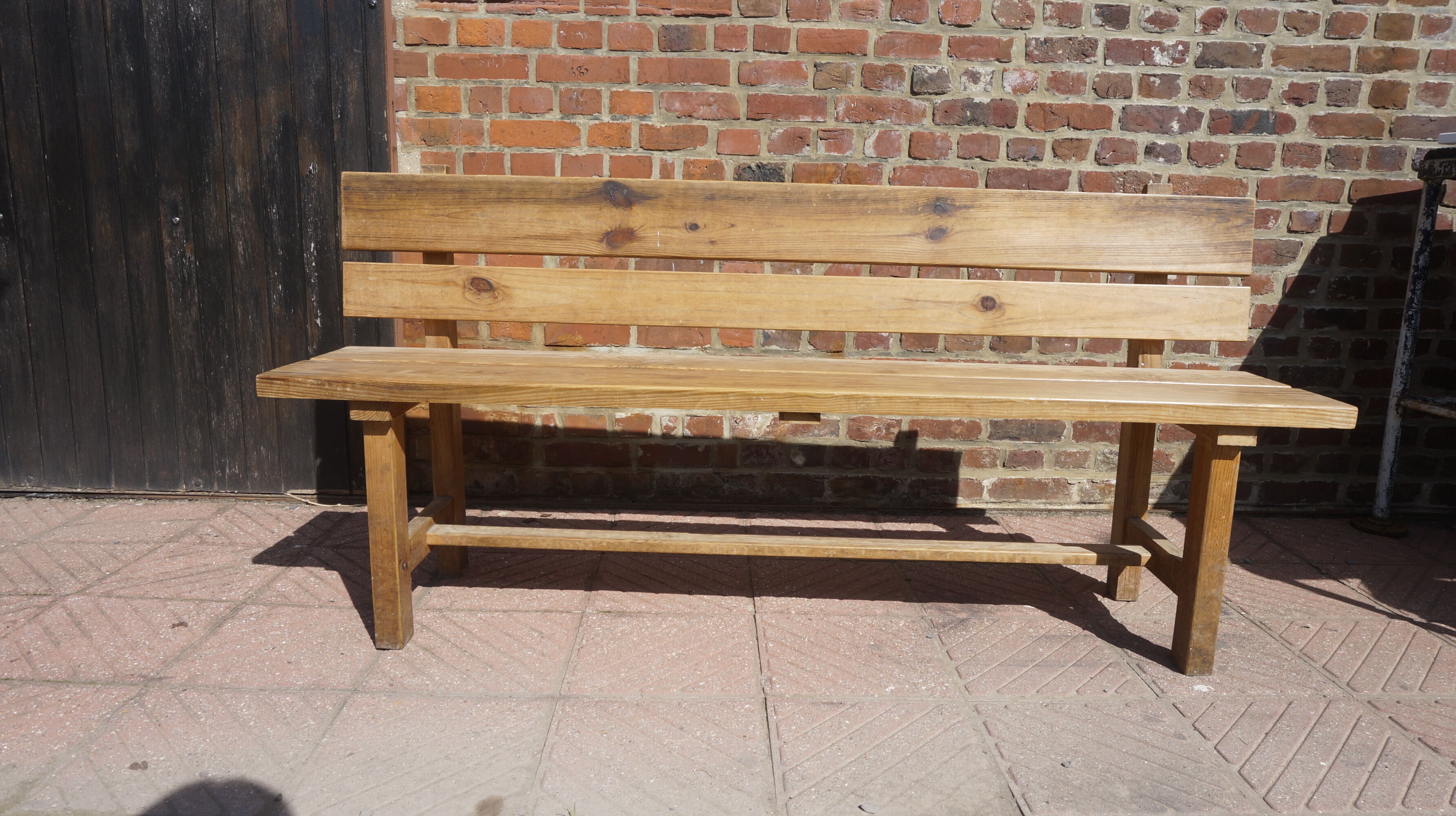Wooden bench