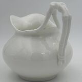 Creamer, vintage white porcelain milk jug
