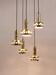 Bakalowits Lustre and Crystal Five-Arm Cascade Suspension, Austria