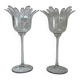 Candle holder glass set