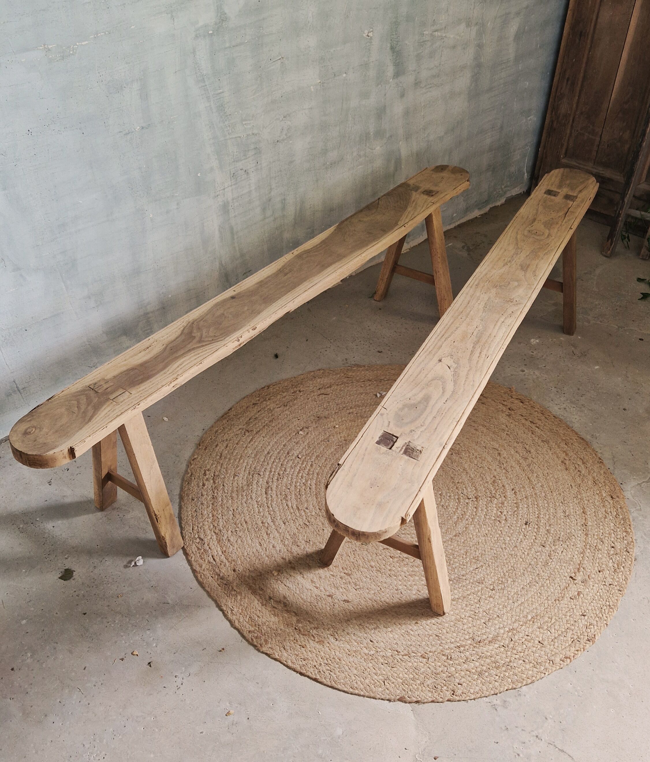 Nice pair of antique benches