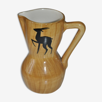 Ceramic pitcher Grandjean Jourdan Vallauris