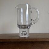 XXL Pippi Bubble Pitcher by Kosta Boda Sweden 1970 in Crystal Sounding Scandinavian Carafe