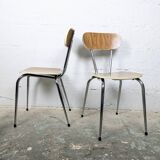 Pair of formica chairs