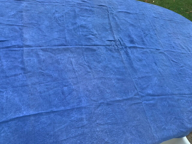 Linen linen linen monogram AC, floral pattern art deco