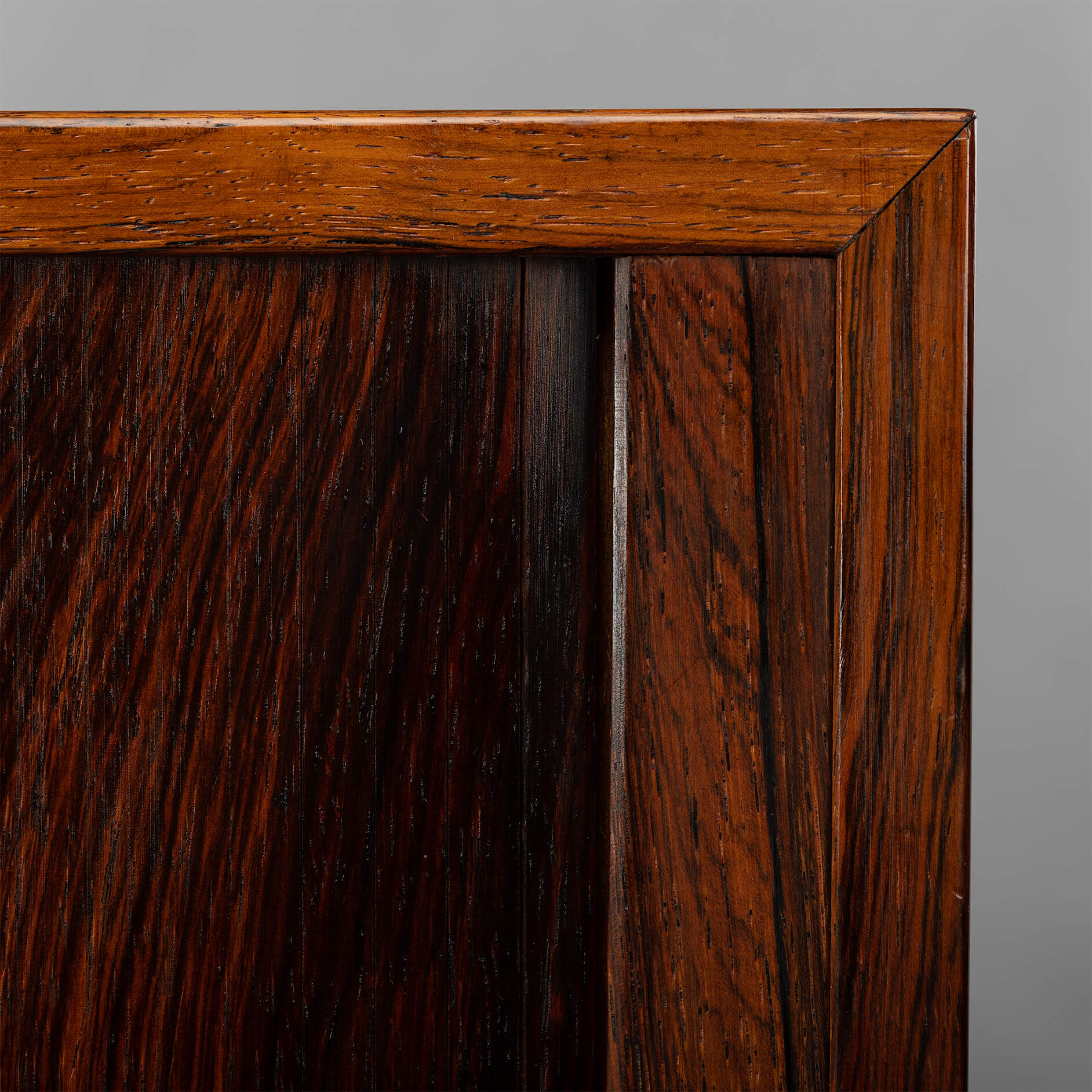 Danish Design Rosewood small chest for LP's with tambour doors, 1960s