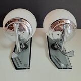 Pair of 70s wall lights