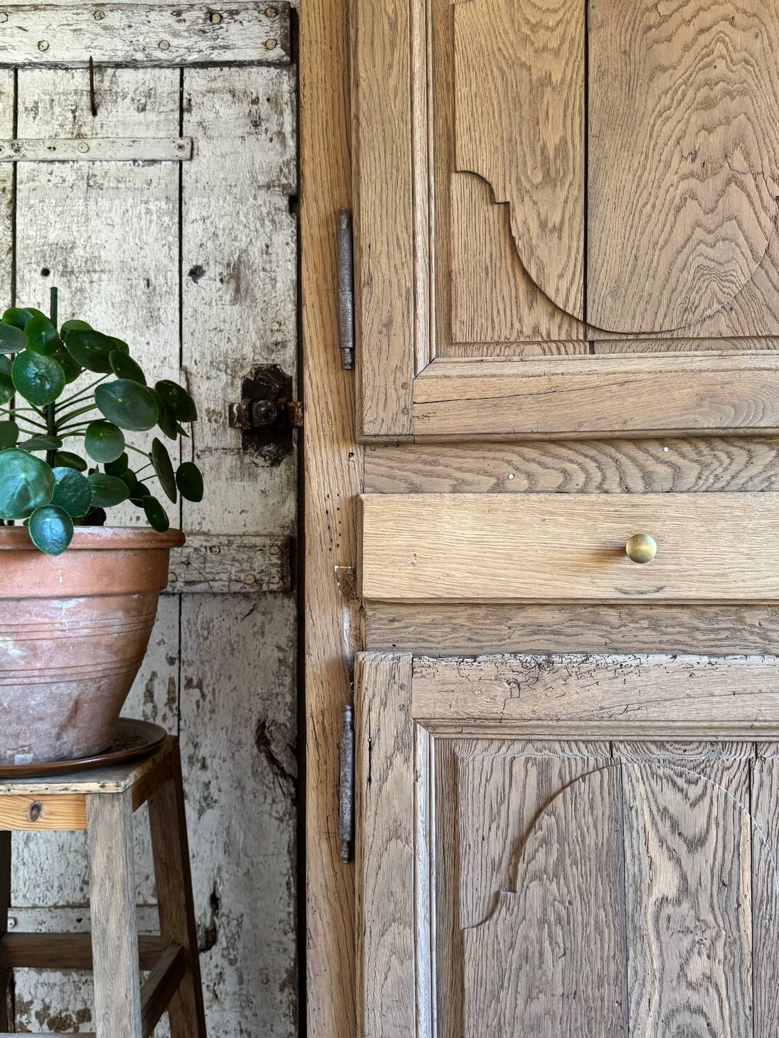 The rustic oak dresser
