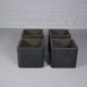 Mid-century leather planter by De Sede