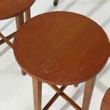Teak Nesting Tables by Poul Hundevad for Novy Domov 1960s