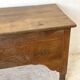 19th century solid oak chest