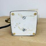 Lamp cocotte years 50red perforated metal