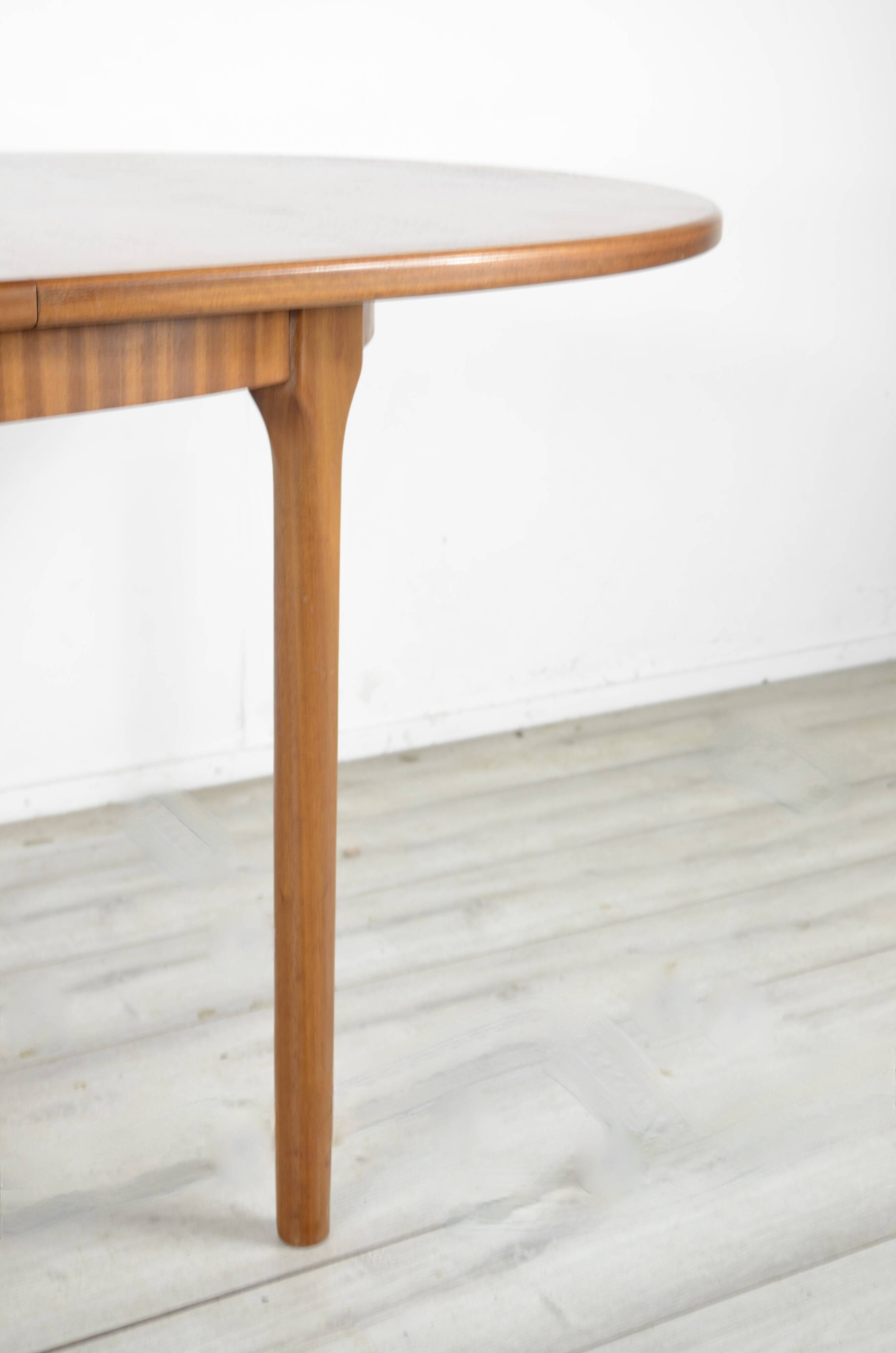 Midcentury Mcintosh oblong teak extending table. vintage modern, Danish