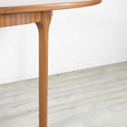 Midcentury Mcintosh oblong teak extending table. vintage modern, Danish