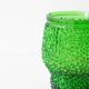 Vintage Green Set of 6 Cocktail bubble glasses, ice bucket and ice clamps