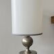 Lampe Vintage en acier nickelé 1970 - 44cm