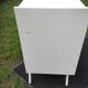 Vintage lacquered chest of drawers grey white