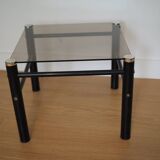 Smoked glass side table