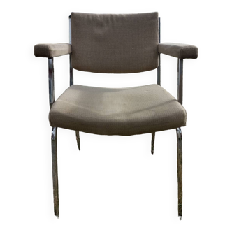 Fauteuil 60/70 chromé