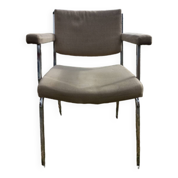 Fauteuil 60/70 chromé