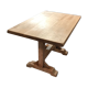 Decapped oak kitchen table