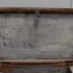 Massive ash chest and iron handles - mid-19th century