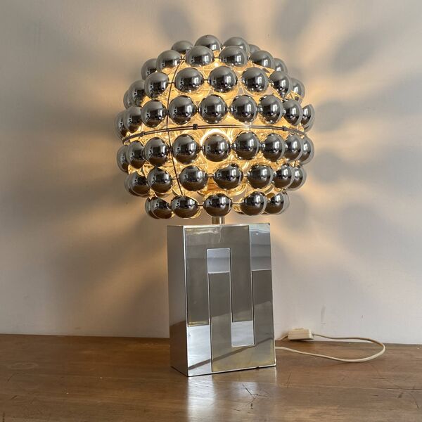 Lampe cinétique space age. 1970.