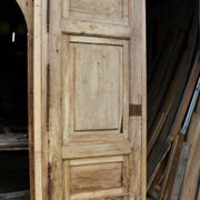 Porte Haussmannienne en noyer, XIXème