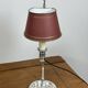 Silver-plated Quinquet lamp from the 19th century.