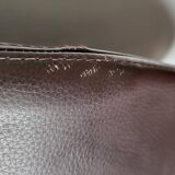 Zanotta Hillroad armchair by Christophe Pillet brown leather Italy 1990 Modern