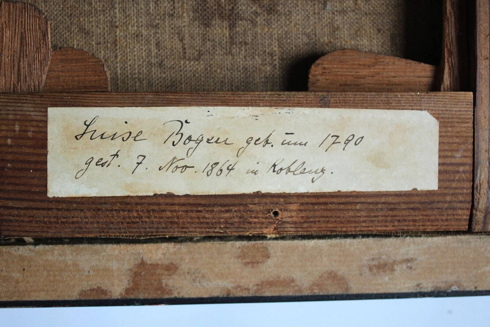 19th Century Portrait of a Lady Oil on Canvas