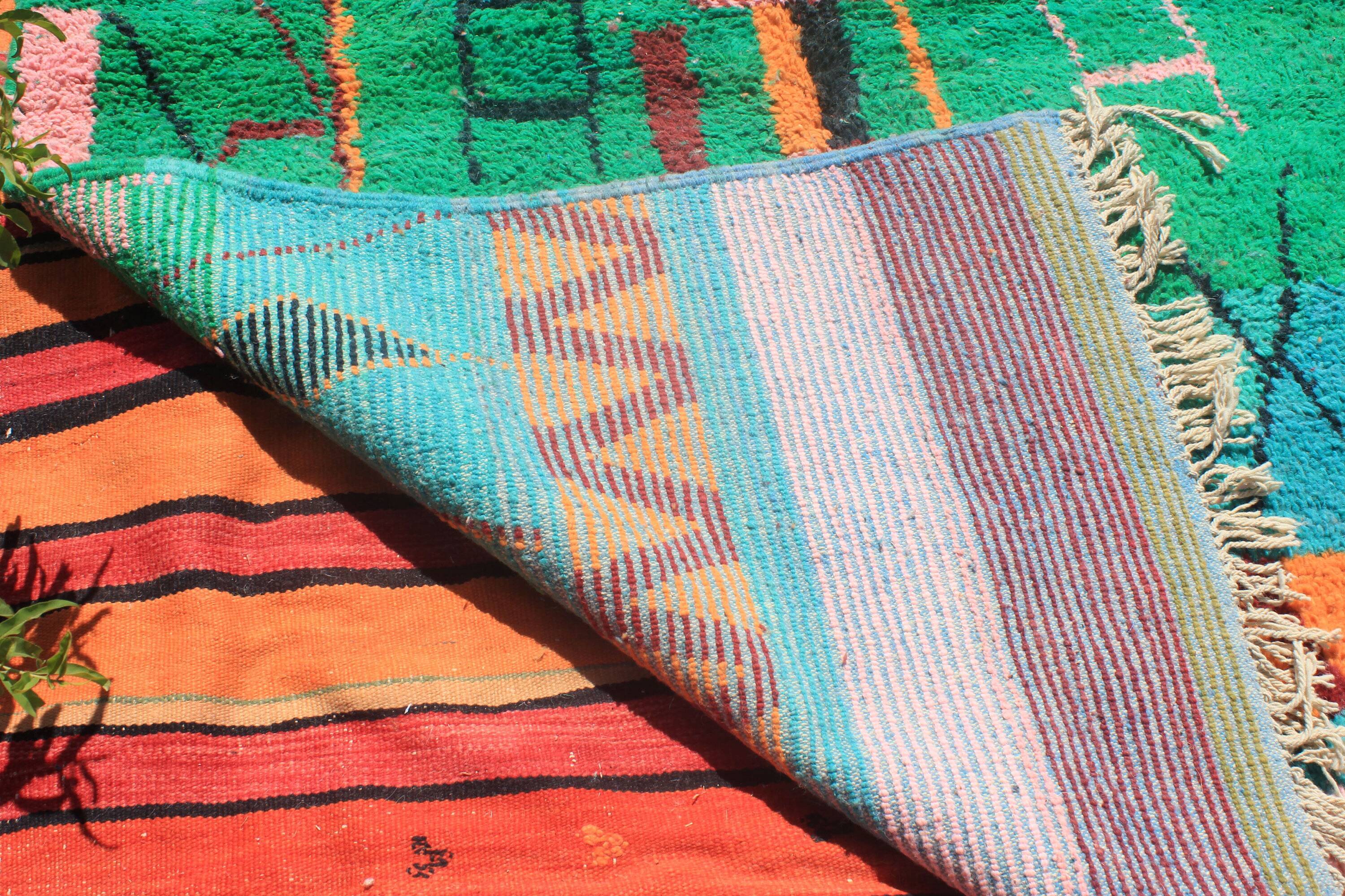 Handmade traditional carpet 250cm x 150cm Moroccan