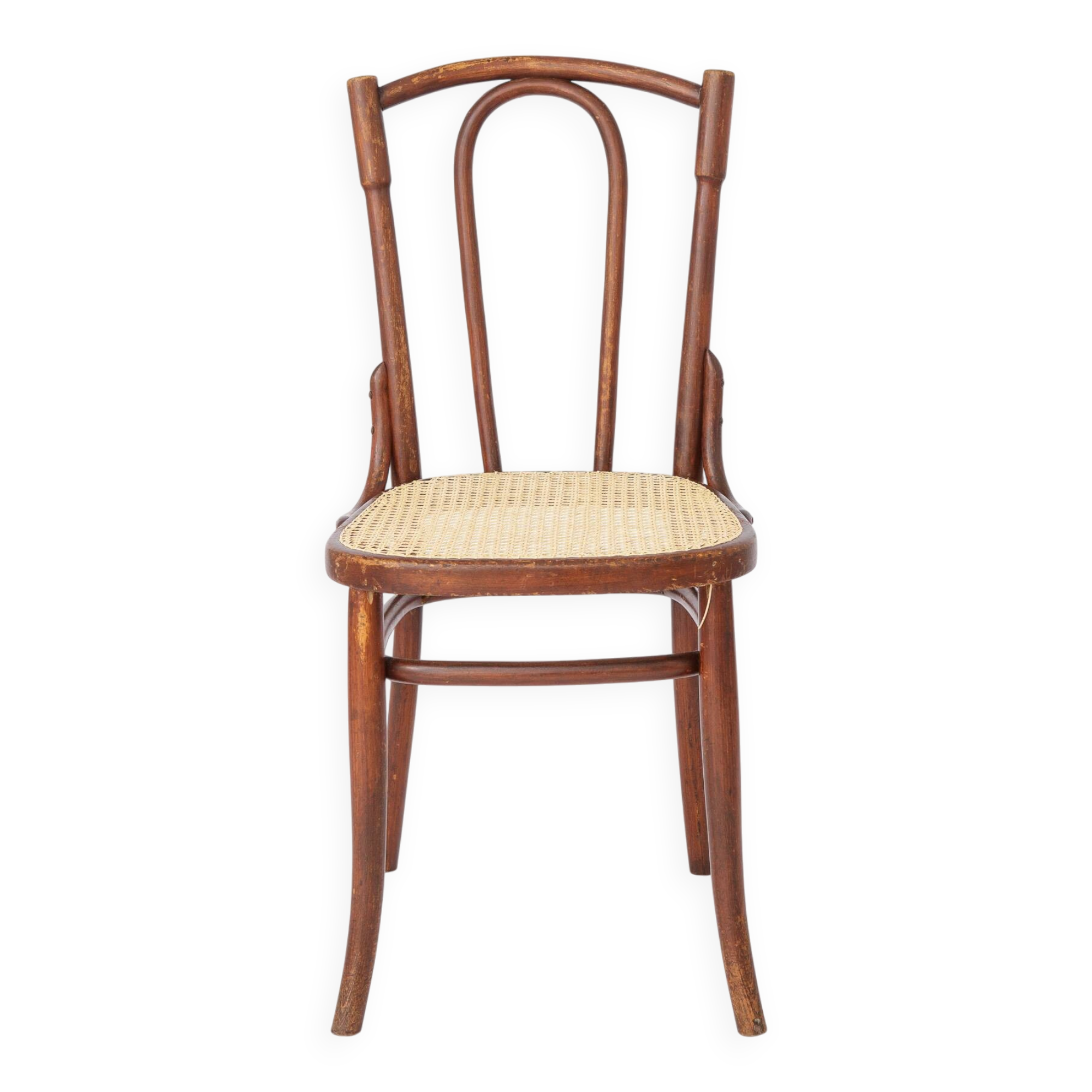 Antique Bentwood Chair in the Style of Thonet No. 56 | Austrian Rattan 1930