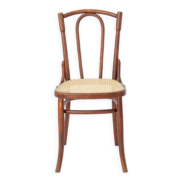 Antique Bentwood Chair in the Style of Thonet No. 56 | Austrian Rattan 1930