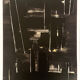 Pierre Soulages, offset printing after an oil on canvas, musée soulages, rodez