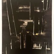 Impression offset d’après une huile sur toile, Pierre Soulages, Musée Soulages de Rodez