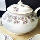 Antique tea service in Sarreguemines U&C earthenware.
