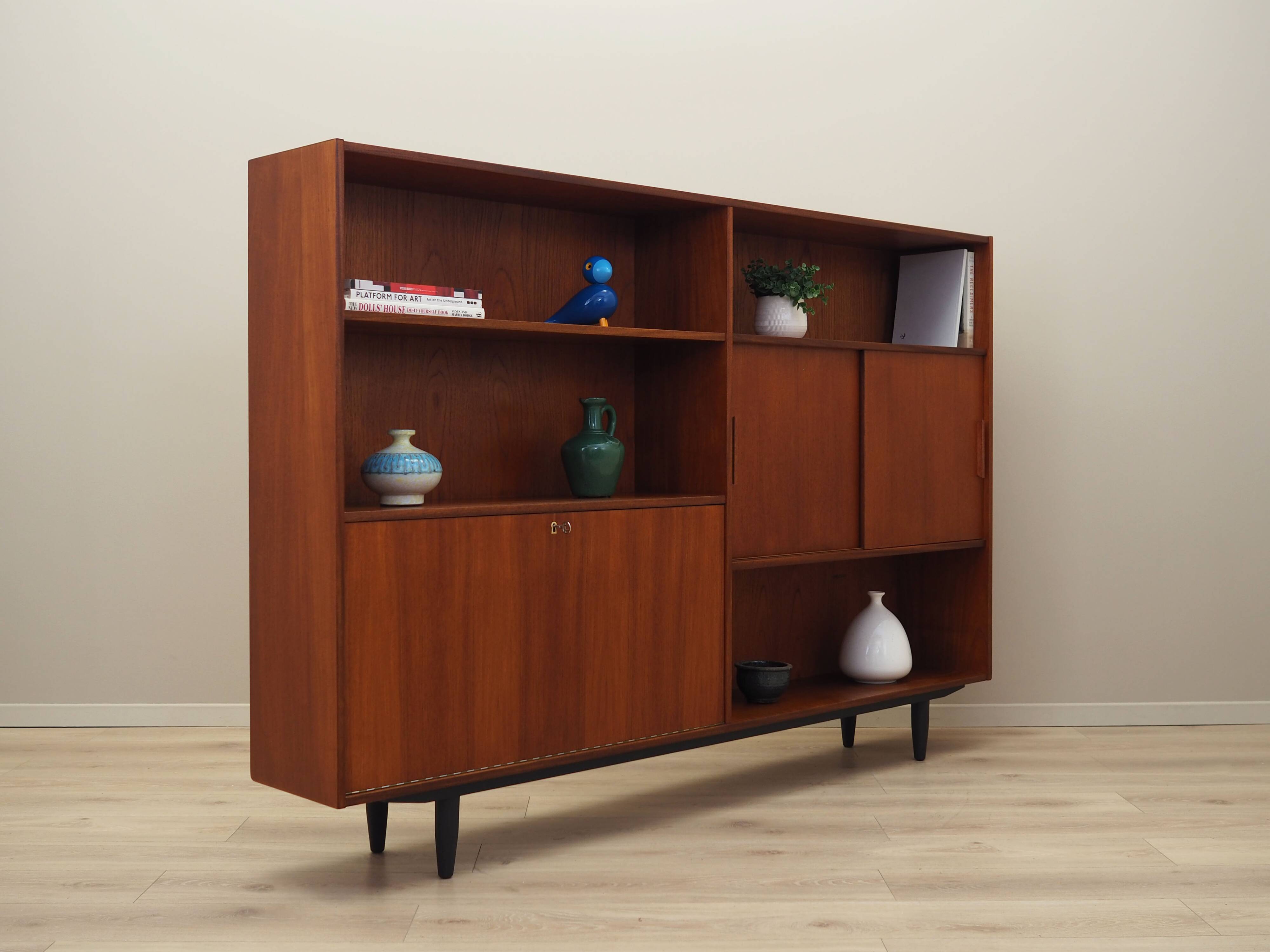 Teak bookcase, Danish design, 1970s, production: Denmark