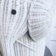 Panier zoomorphe en paille