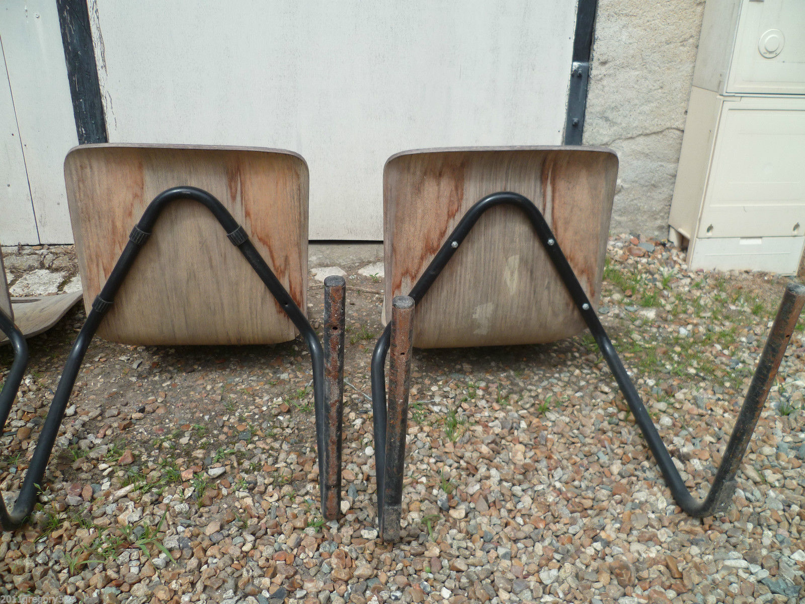 Lot de 7 chaises années 80